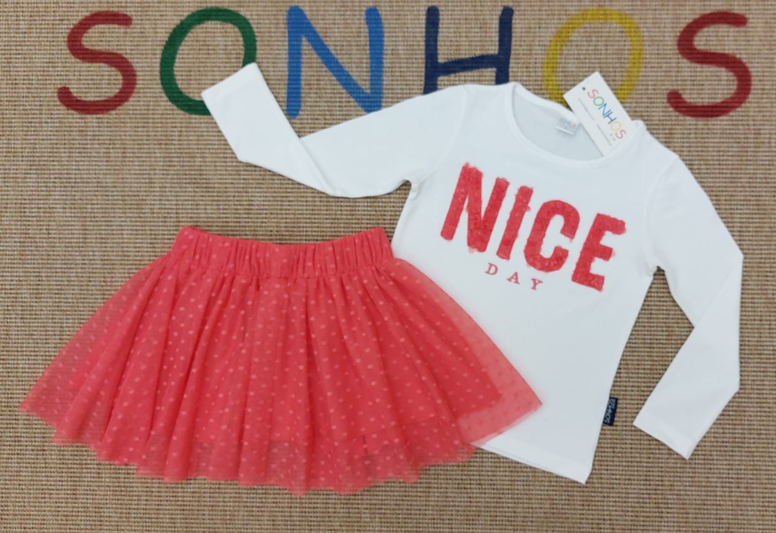 Conjunto Saia tule NICE