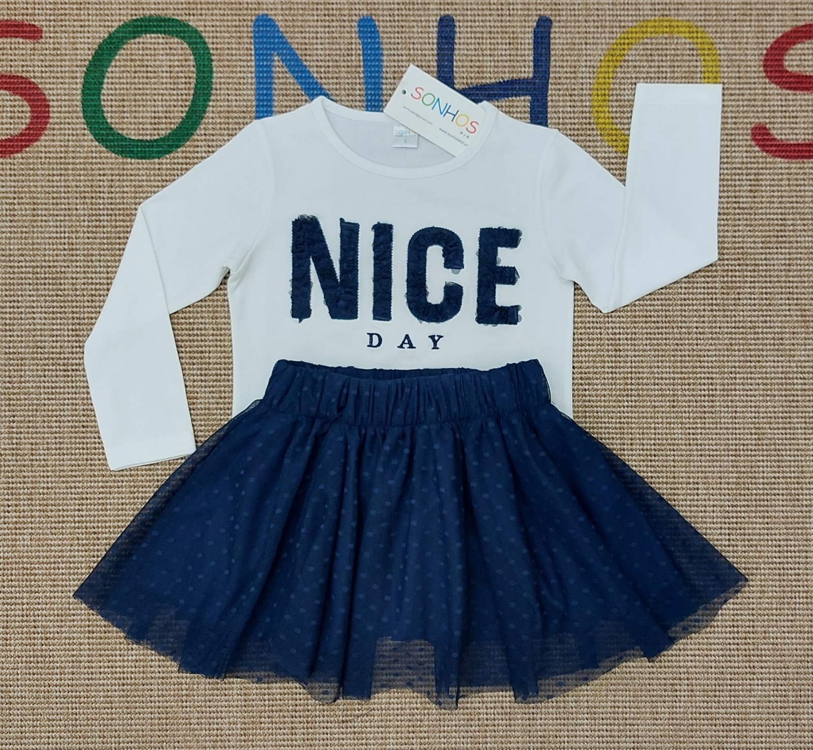 Conjunto Saia tule NICE