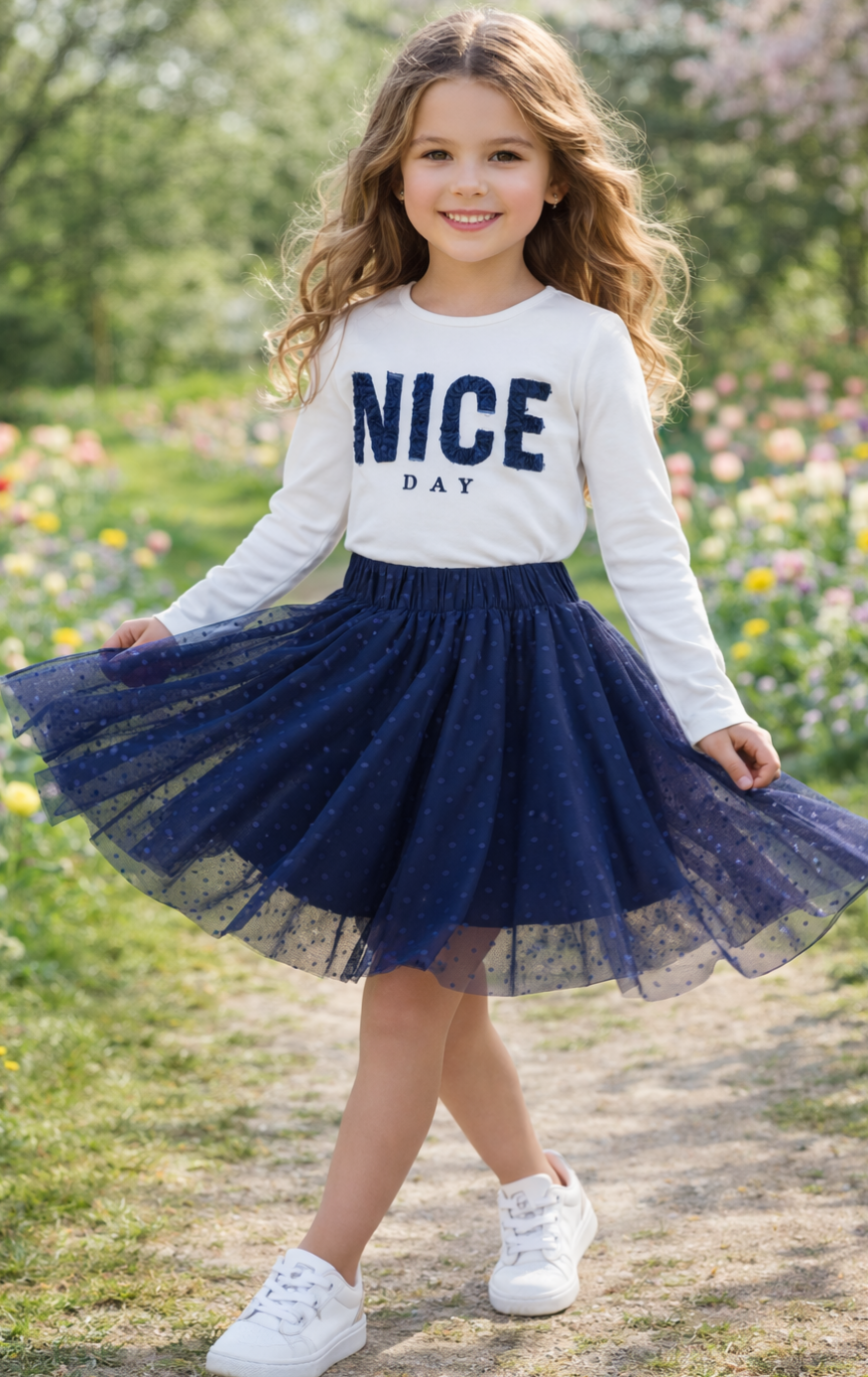 Conjunto Saia tule NICE