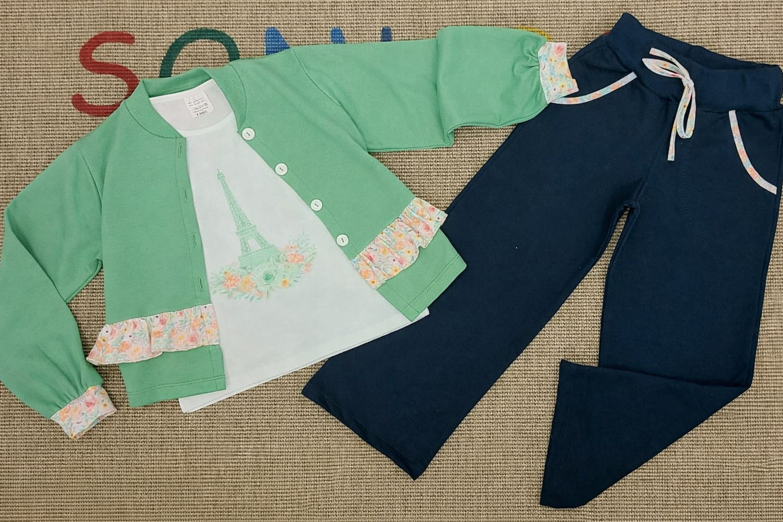 Conjunto pantalona 3 peças