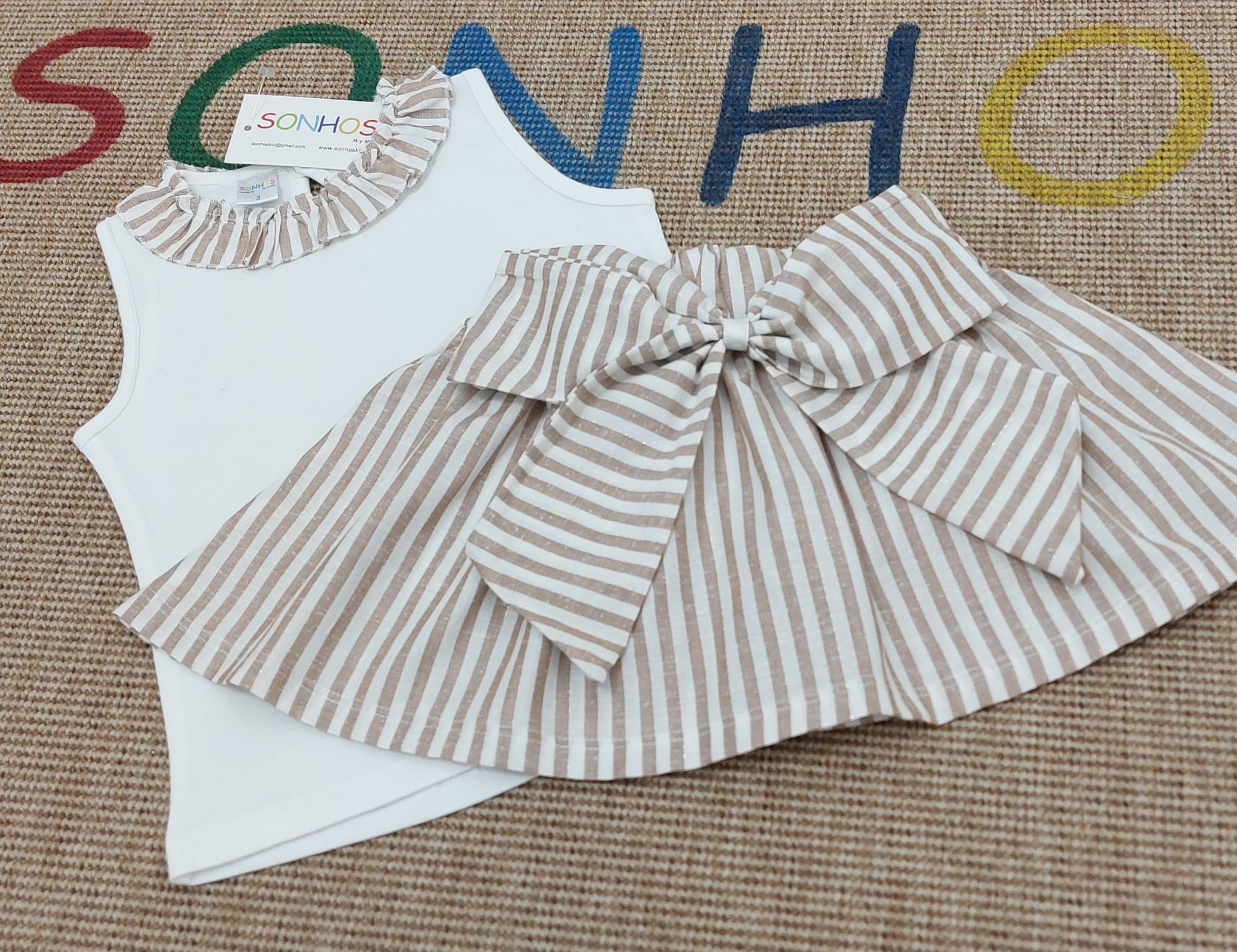 Conjunto saia laço