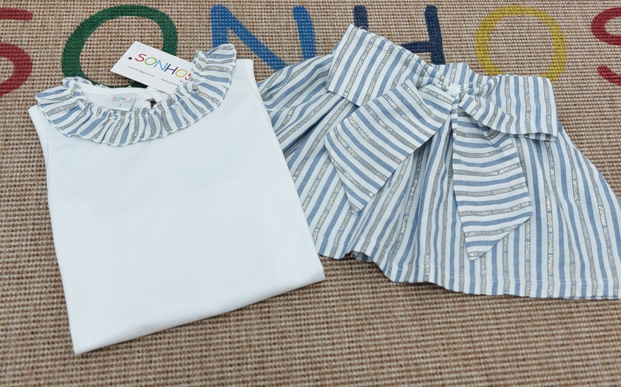 Conjunto saia laço