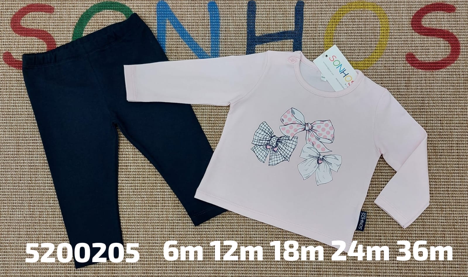 Conjunto de legging laços