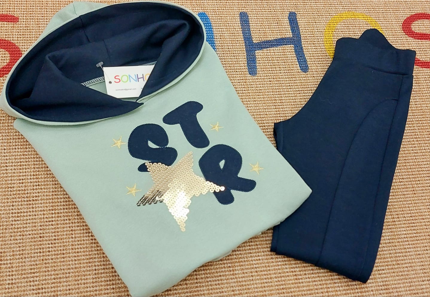 Conjunto camisola de folho STAR Sonhoskid