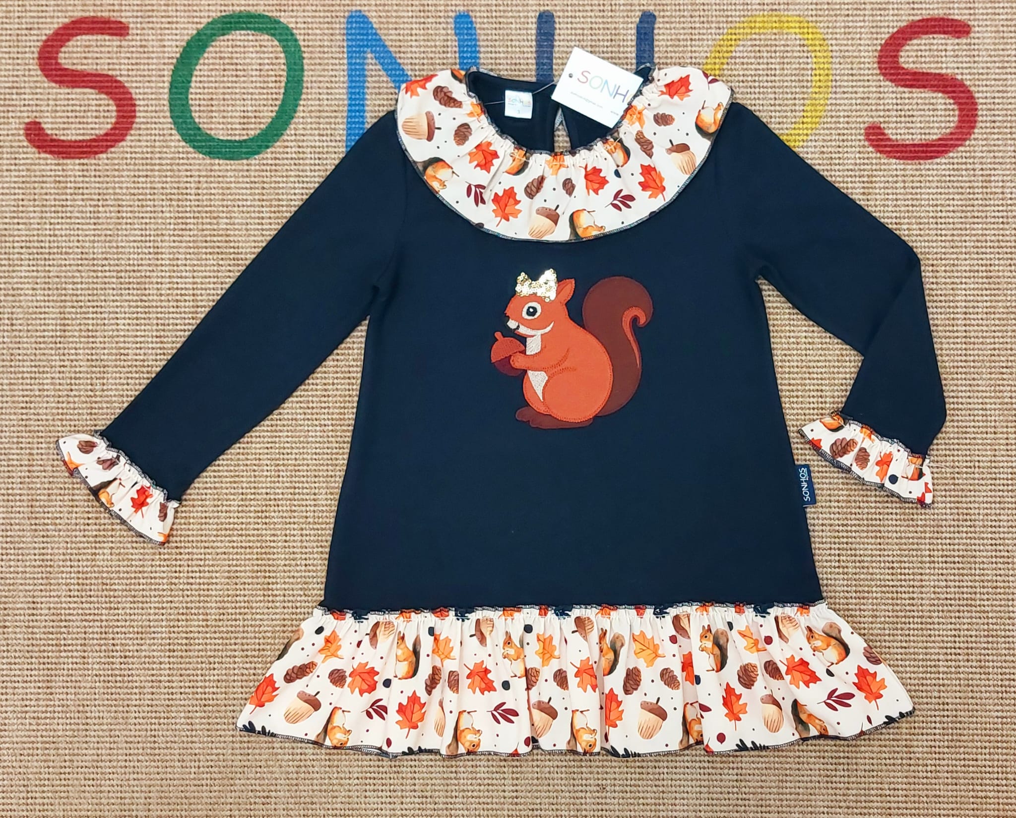 Vestido Esquilo Sonhoskid